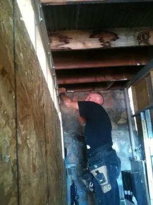 First Tiny House Construction - Wall Framework and Sheathing — Custom Home Builders project by Tiny Quality Homes