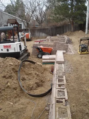 Decorative Landscape Borders - Stone & Concrete Installation in Golden, CO