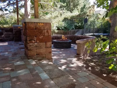 Decorative Landscape Borders - Stone & Concrete Installation in Golden, CO