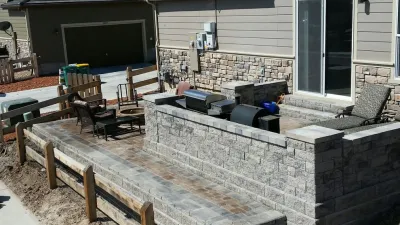 Decorative Landscape Borders - Stone & Concrete Installation in Golden, CO