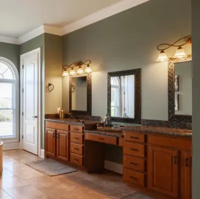Renovated Master Bathroom — Custom Home Builders project by Burge Builders, Inc