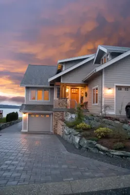 Blaine Wood Frame — Custom Home Builders project by Bellingham Bay Builders