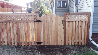 Fencing — Landscape Construction project by Design & Build Outdoor Living