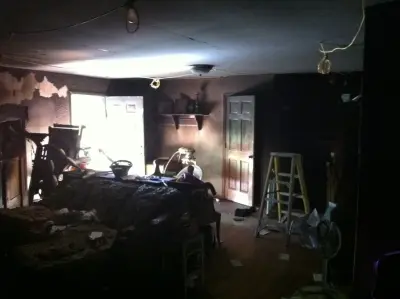 Fire Damage Transformation — Custom Home Builders project by Heartwood Construction Inc