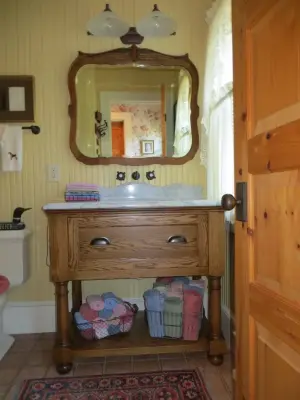 Harbor Haven bathroom vanity — Custom Home Builders project by Northcape Design/Build