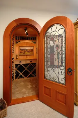 Harbor Retreat Wine Cellar — Custom Home Builders project by Northcape Design/Build
