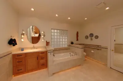 Pearl Renovation | Award-Winning "Aging in Place" Master Bathroom Redesign — Custom Home Builders project by Katz Builders, Inc.