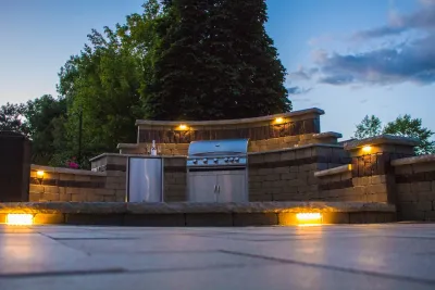 Ultimate Back Patio — Landscape Construction project by Downer Brothers Landscaping, Inc. in North Andover