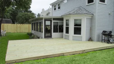 Deck, Walkway, Driveway Project by Dr. Dan's Landscaping & Architectural Design