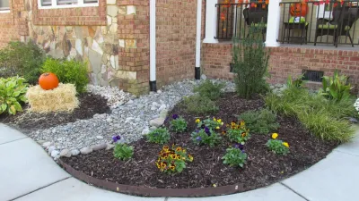 Solving a Drainage Problem by Dr. Dan's Landscaping & Architectural Design