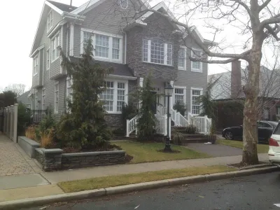 Front Yard Landscape Design - New York — Landscape Construction project by Dragonetti Brothers Landscapes in New York