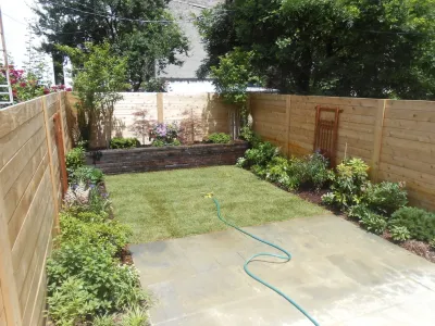Cobble Hill , Brooklyn - Complete Backyard Landscape & Hardscape Project — Landscape Construction project by Dragonetti Brothers Landscapes