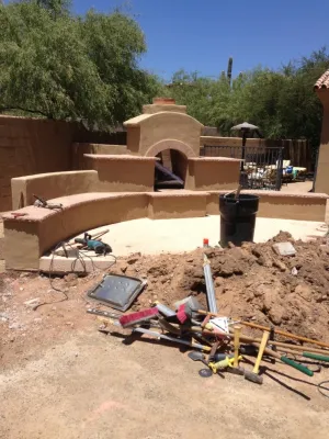 Scottsdale Landscape Design Backyard Renovation : Myers Project — Landscape Construction project by Dream Retreats Landscape in Scottsdale