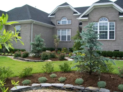 Front Yard Landscape — Landscape Construction project by Dreamscape Designers Landscape Company in Virginia Beach