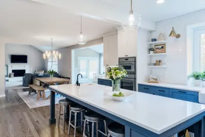 Lively and Colorful Kitchen and Mudroom Renovation — Custom Home Builders project by Meadowlark Design+Build