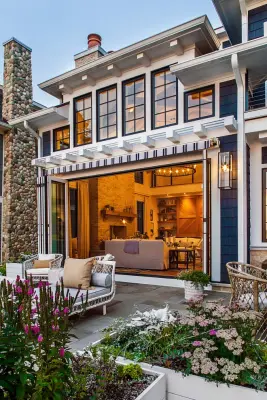 A Lakeside Retreat in Coastal Style — Custom Home Builders project by Meadowlark Design+Build