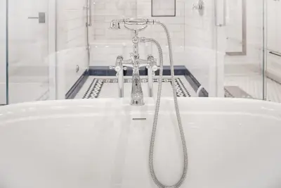 A Renovation of a Historic Primary Bathroom — Custom Home Builders project by Meadowlark Design+Build