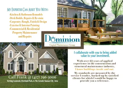 Dominion Capital Maintenance - Kitchen Remodeling in Kansas City, MO