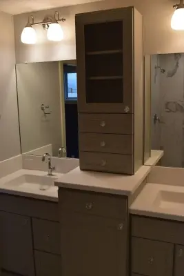 Products Displayed in a Showroom Space — Custom Home Builders project by Gotcha Covered