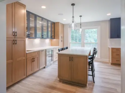 Expansive and Stylish Double Island Kitchen Renovation – Vienna, VA — Kitchen Remodeling project by My Kitchen And Bath