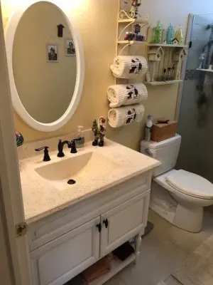 Illuminating a Bathroom Specifically for "Her" — Kitchen Remodeling project by T. Morgan Construction, Inc.