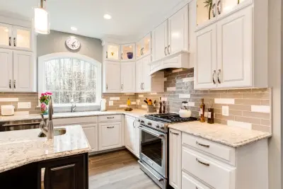 Elegant Transitional Kitchen in Springfield 11810 — Kitchen Remodeling project by Foster Remodeling Solutions, Inc.