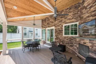 Springfield Classic Patio with Outdoor Entertainment Space — Kitchen Remodeling project by Foster Remodeling Solutions, Inc.