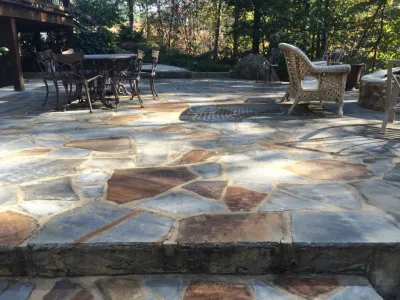 Patios — Landscape Construction project by DSLD Land Management Company, Inc.