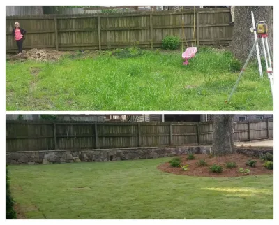 Retaining Walls — Landscape Construction project by DSLD Land Management Company, Inc.