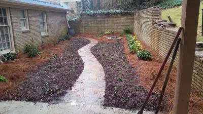 Custom Walkways — Landscape Construction project by DSLD Land Management Company, Inc.