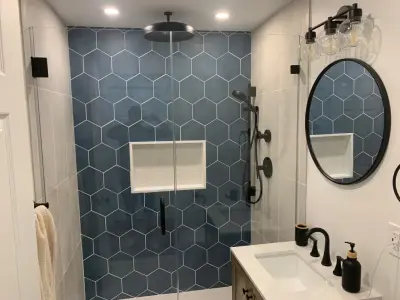 Basement Bathroom Renovation Statement — Kitchen Remodeling project by K & M Flooring-Renovations Inc.