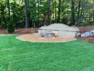 Custom Fire Pits — Landscape Construction project by DSLD Land Management Company, Inc.