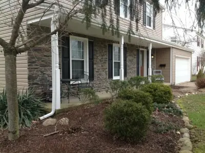 Rock, Entrance and Vinyl Cladding — Kitchen Remodeling project by Medina Exteriors & Remodeling