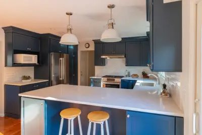 Chic Kitchen Renovation in Randolph, NJ — Kitchen Remodeling project by JMC Home Remodeling