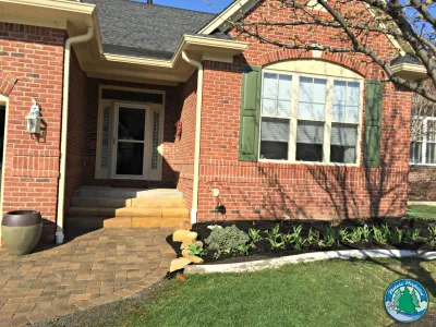 Entryway Update and Redesign — Landscape Construction project by Eagleson Landscape Co. in Carmel