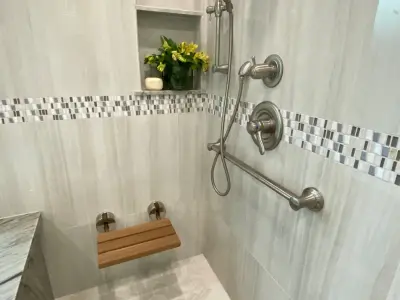 Sugar Lakes Primary Bathroom — Kitchen Remodeling project by Vick Construction & Remodeling