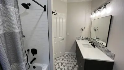 Sutton Drive Hall and Basement Bathroom Renovation — Kitchen Remodeling project by TigerTown Home Improvement LLC