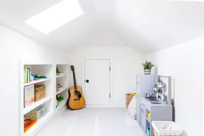 SW Portland Attic Renovation — Kitchen Remodeling project by Straight Line Design And Remodeling