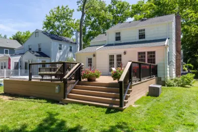 Chatham, NJ Tallmadge Avenue Deck — Kitchen Remodeling project by KraftMaster Renovations