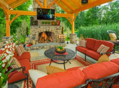 Earth, Turf, & Wood Pavilion by Earth, Turf, & Wood, Inc.