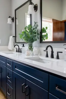 Eternal Mid-Century Bath Extension — Kitchen Remodeling project by Powell Construction