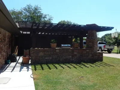 Tinkeman Patio Kitchen and Pergola — Kitchen Remodeling project by Kentex Construction