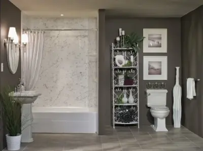Restrooms and Sink Pedestals — Kitchen Remodeling project by ReBath Of Albany