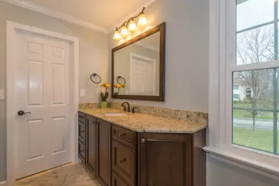 Restroom in Randolph — Kitchen Remodeling project by JMC Home Remodeling
