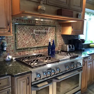 Classic Culinary Space — Kitchen Remodeling project by Sherman Tile Associates