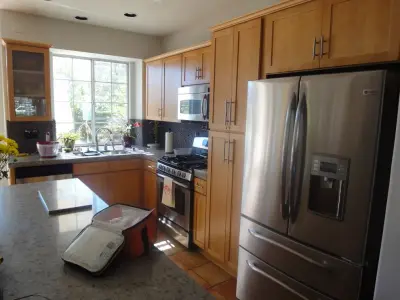 Modern Gray Touch in a Thousand Oaks Traditional Kitchen — Kitchen Remodeling project by Metropolis Drafting And Construction Inc