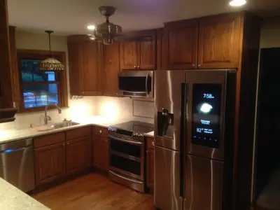 Classic Kitchen with Sleek Backsplash — Kitchen Remodeling project by In A Week. Guaranteed
