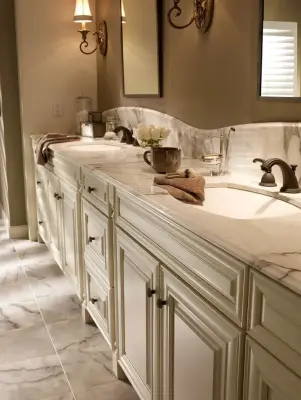 Classic Master Bathroom Renovation — Kitchen Remodeling project by New York Kitchen & Bath