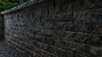 Eddie's Yard - Retaining Wall Construction in Yorktown, VA
