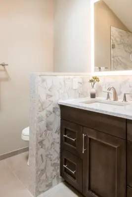 Serene Bathroom Renovation in Columbus, Ohio — Kitchen Remodeling project by Dream Baths By Kitchen Kraft